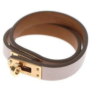 Hermes Kelly Double Tour Bracelet Pink Gold Light